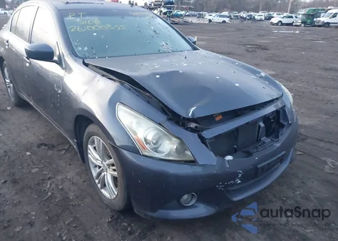 2011 Infiniti G25X z USA, uszkodzony, nr VIN JN1DV6AR3BM450355